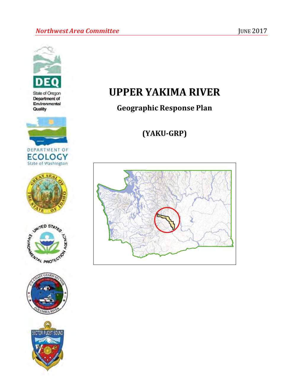UPPER YAKIMA RIVER Geographic Response Plan
