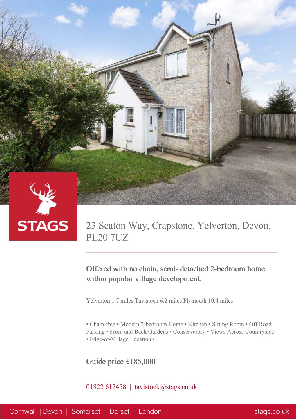 23 Seaton Way, Crapstone, Yelverton, Devon, PL20 7UZ