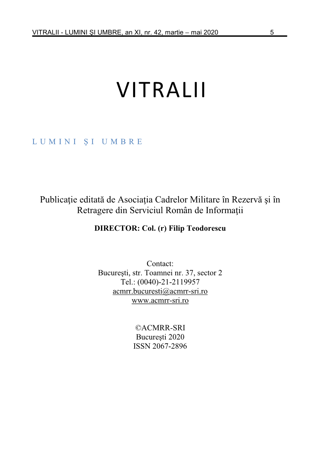 Vitralii – Lumini Și Umbre” – Prezență Și Ecouri