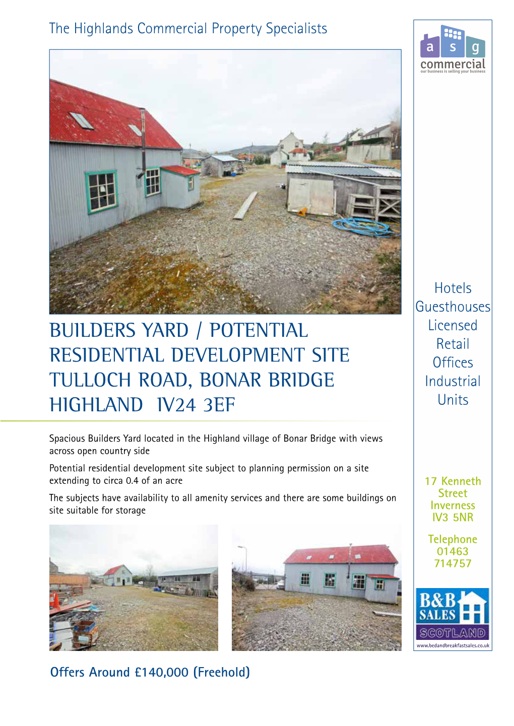 Builders Yard / Potential Residential Development
