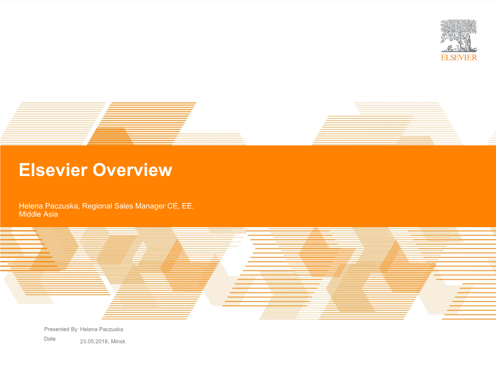 Elsevier Overview