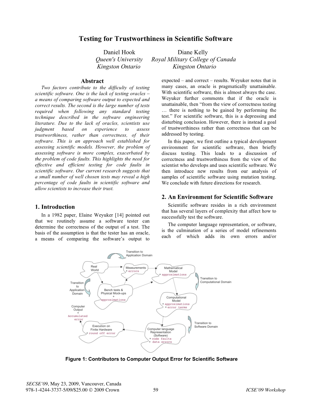 Testing for Trustworthiness in Scientific Software