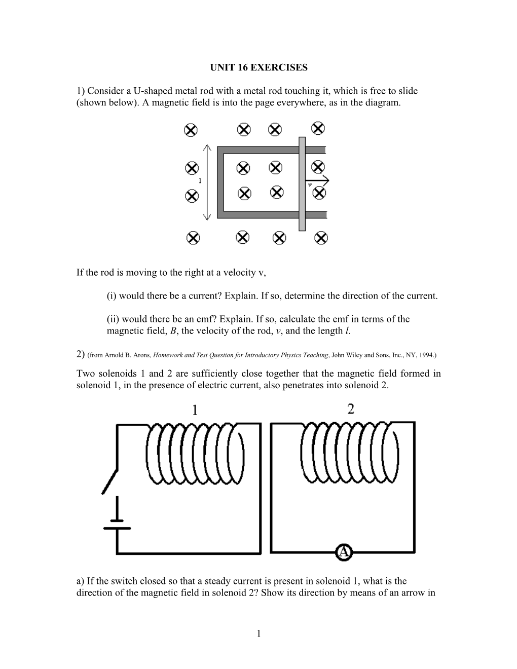 Unit 16 Exercises