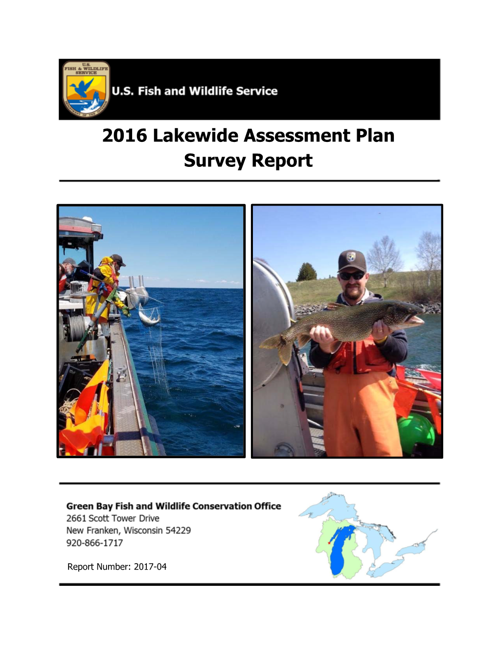 2016 Lakewide Assessment Plan Survey Report