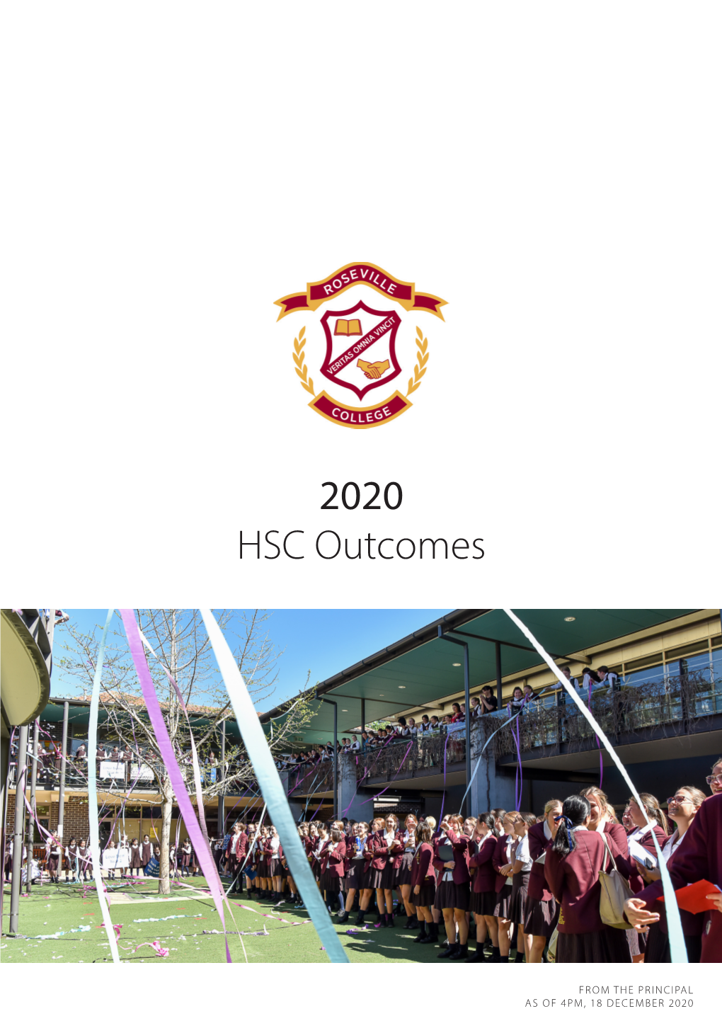 HSC Outcomes 2020