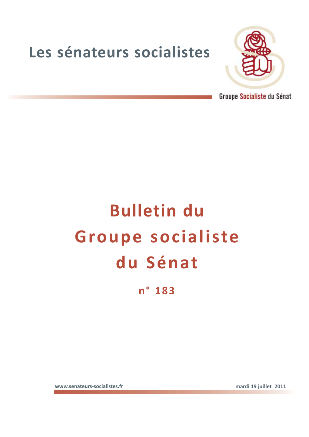 Bulletin GS N° 183 Bullein Gsn