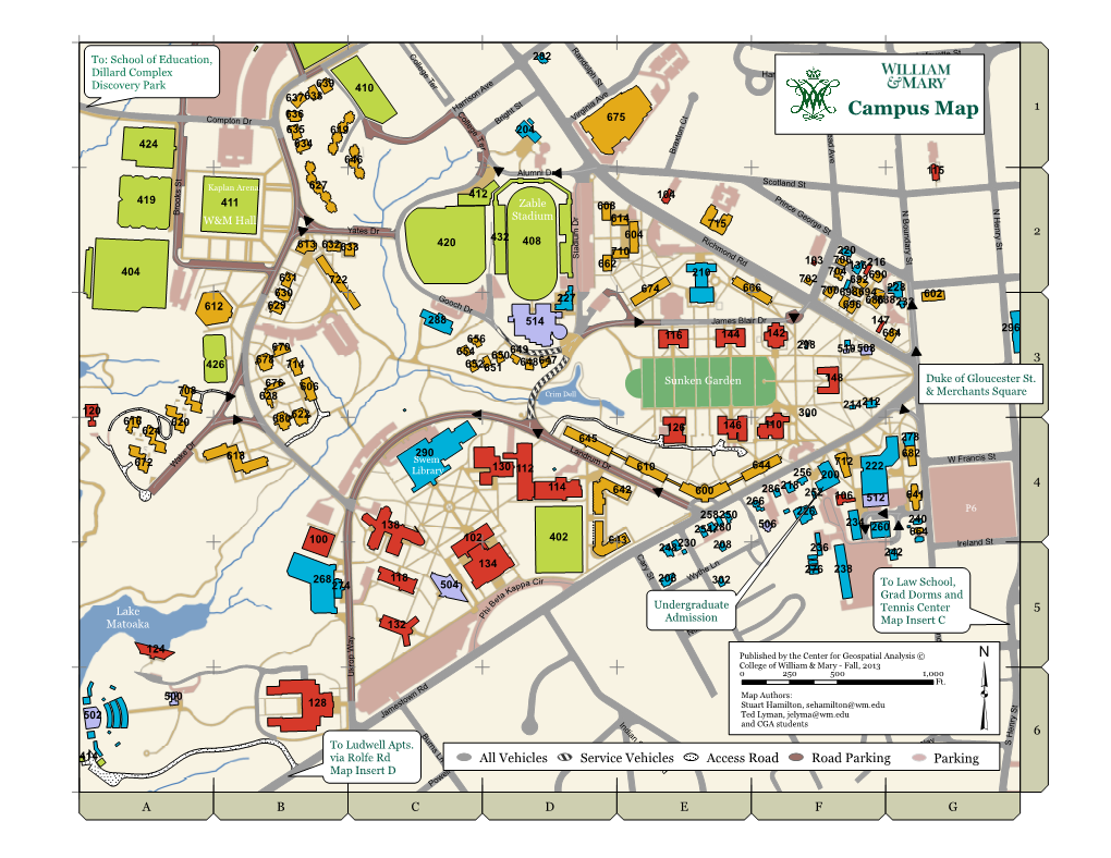 Campus Map L R V Compton L 675 C I Dr E B S G N T E E 635 619 204 O T T A