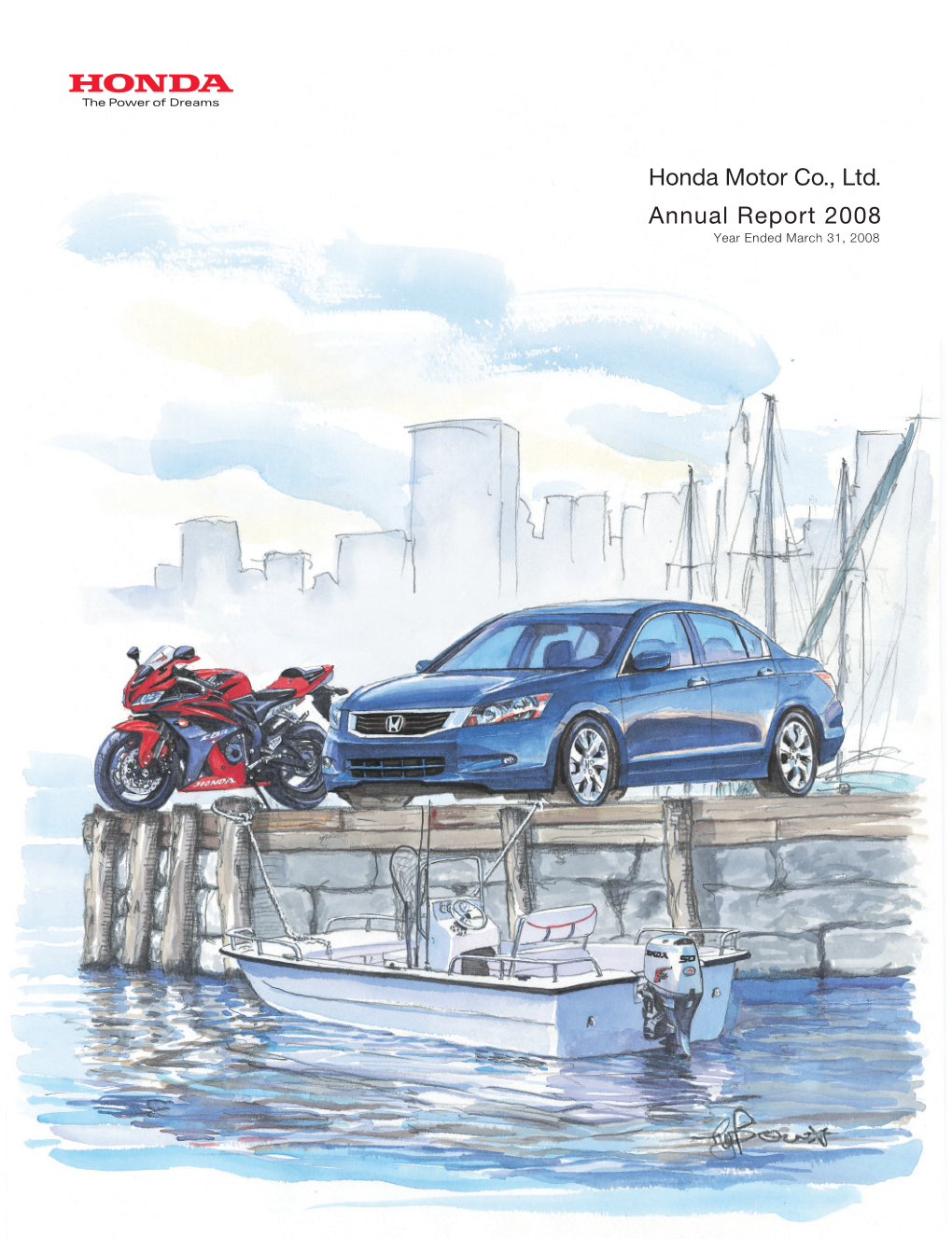 Annual Report 2008 Honda Motor Co., Ltd