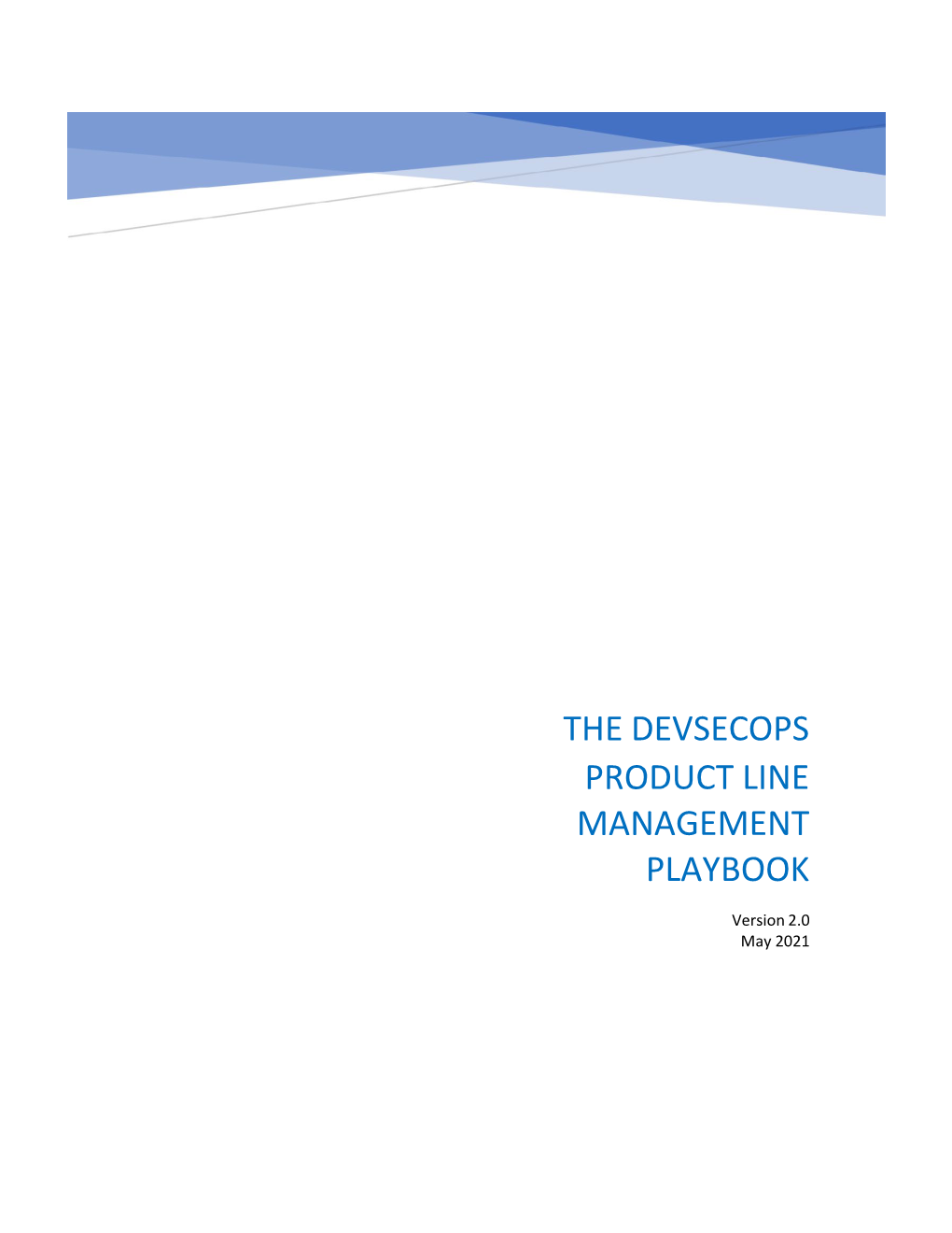 The Devsecops Product Line Management Playbook