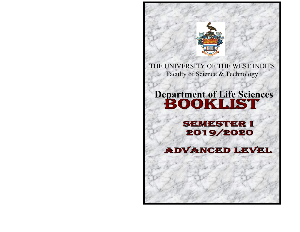 Department of Life Sciences