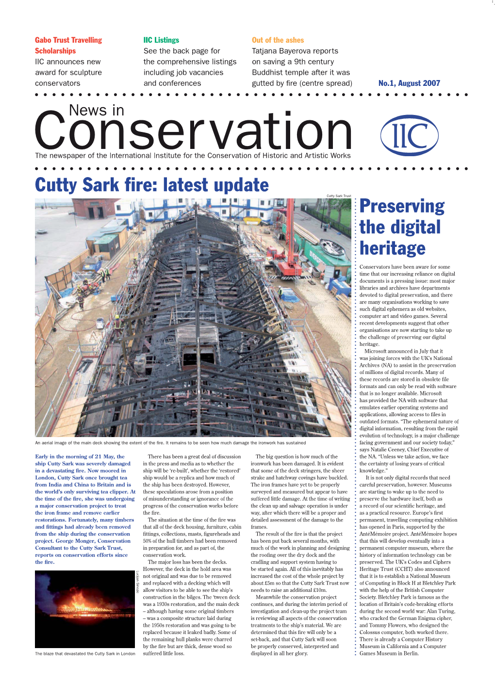 Cutty Sark Fire: Latest Update Preserving the Digital Heritage