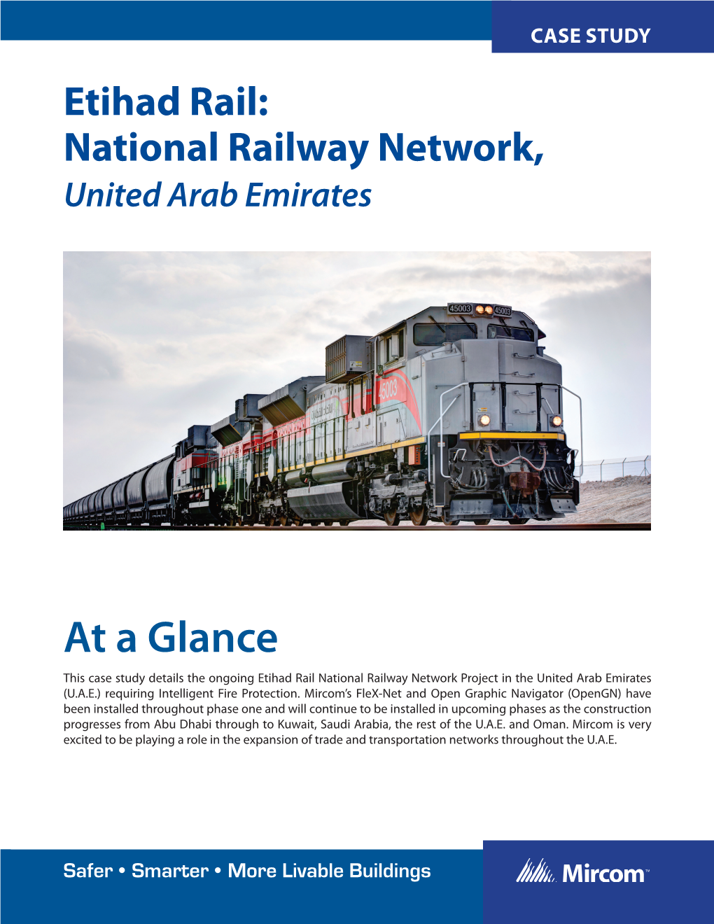 Etihad Rail: National Railway Network, United Arab Emirates