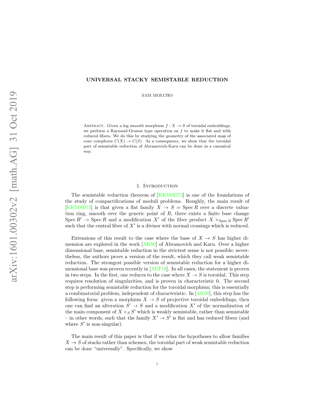 Arxiv:1601.00302V2 [Math.AG] 31 Oct 2019 Obntra Rbe,Idpneto Hrceitc N[ in Characteristic