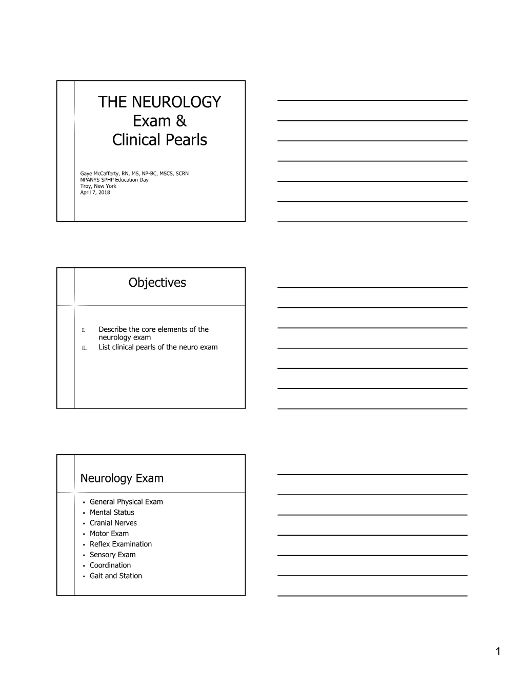 THE NEUROLOGY Exam & Clinical Pearls