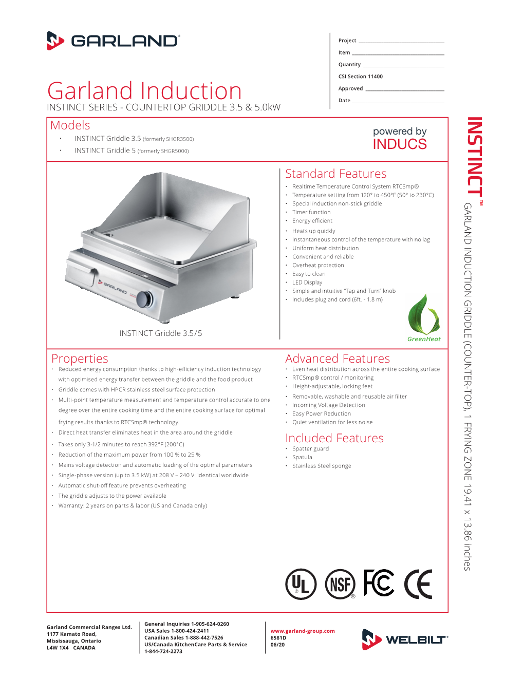 Garland Induction Instinct