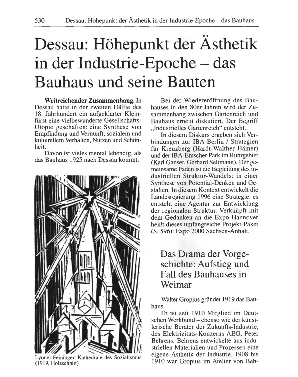 Dessau: Höhepunkt Der Ästhetik in Der Industrie-Epoche - Das Bauhaus Und Seine Bauten