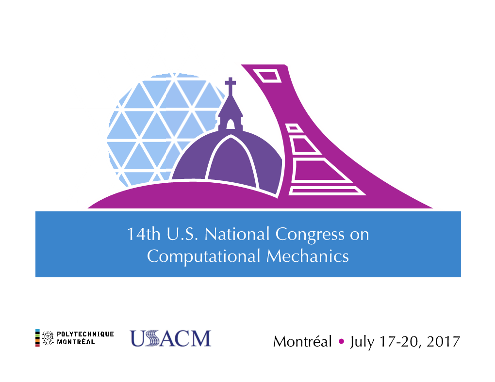 14Th U.S. National Congress on Computational Mechanics