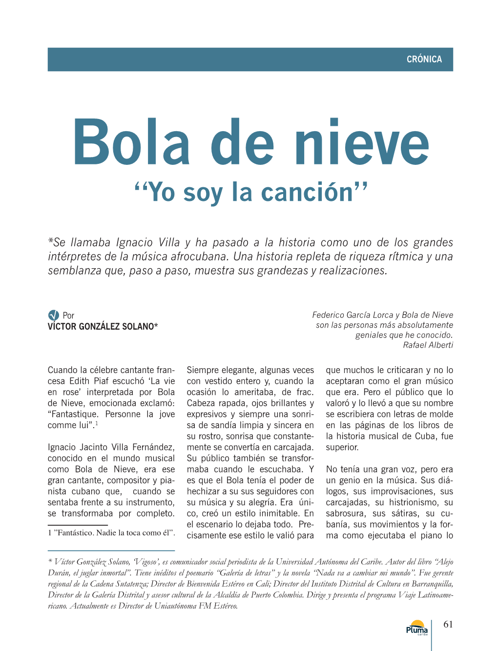 Bola De Nieve “Yo Soy La Canción”.Pdf