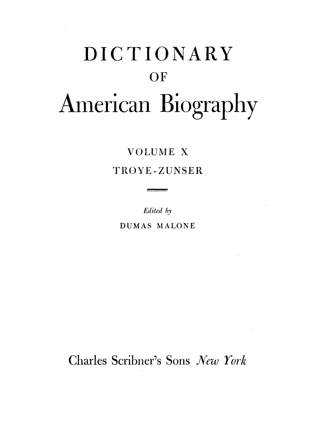 American Biography