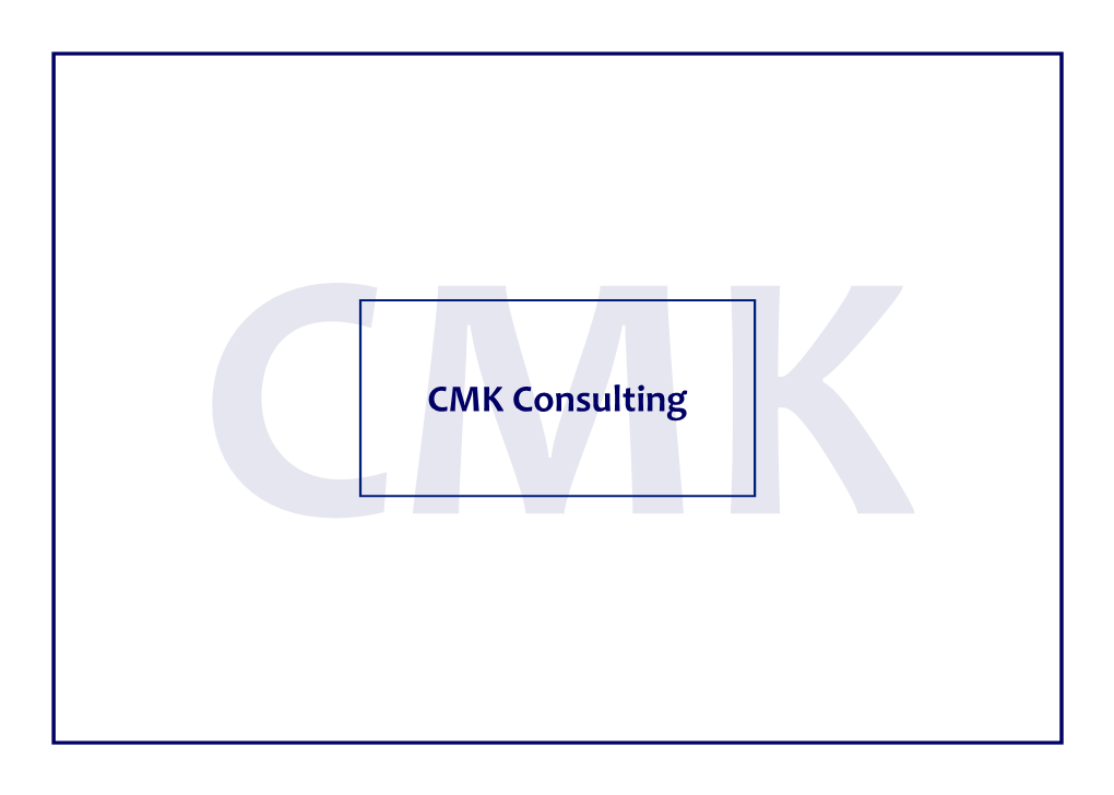 CMK Consulting K No Great Thing Is Created Suddenly, Any More Than a Bunch of Grapes Or a Fig