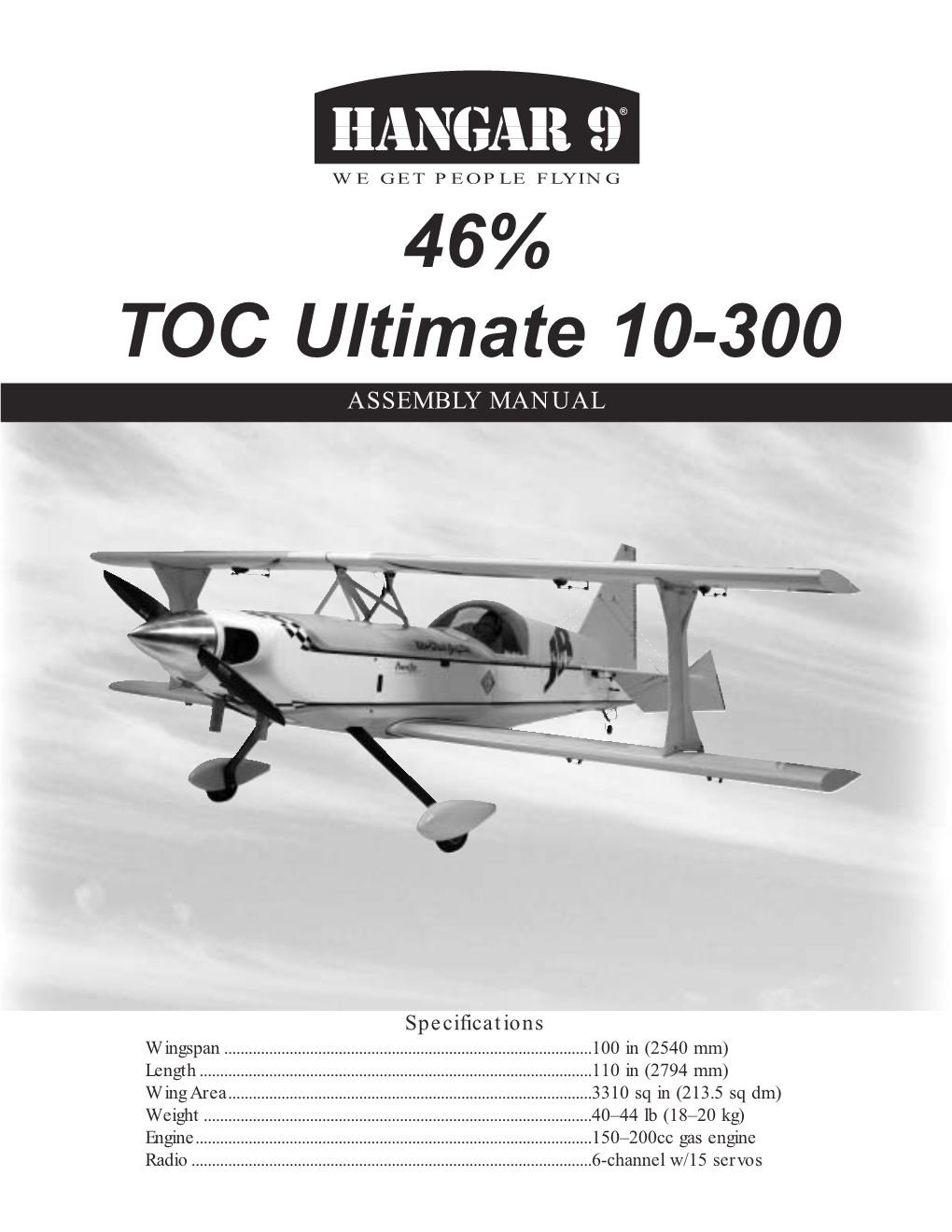 Hangar 9 Ultimate Manual