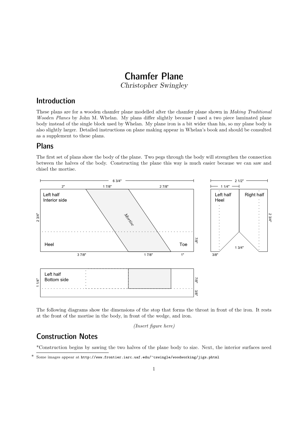 Chamfer Plane