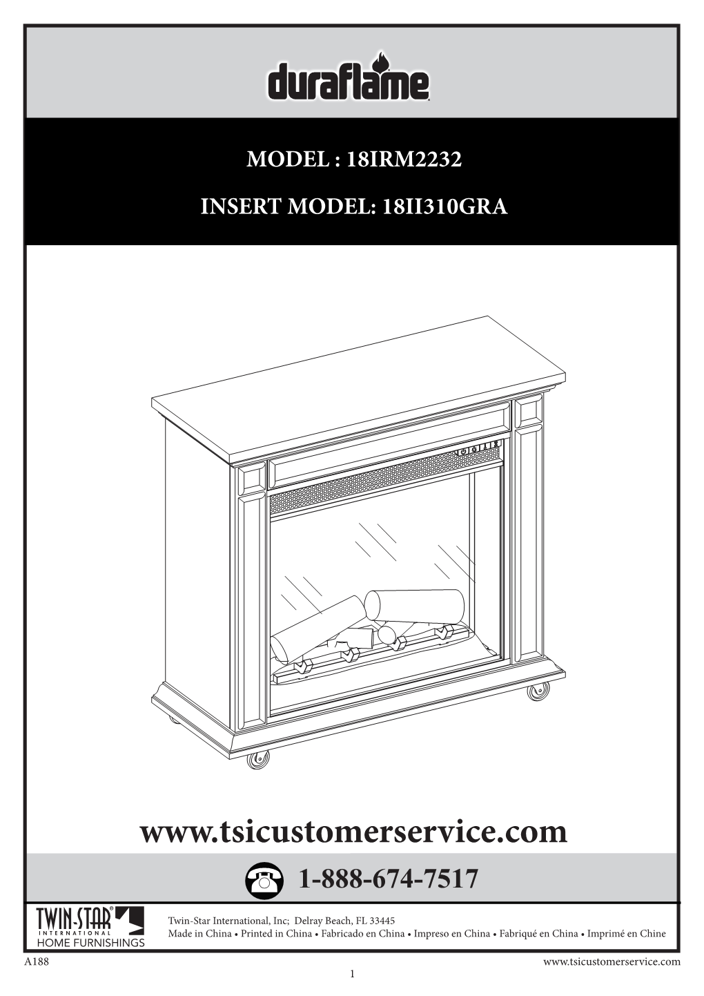 18Irm2232 Insert Model: 18Ii310gra