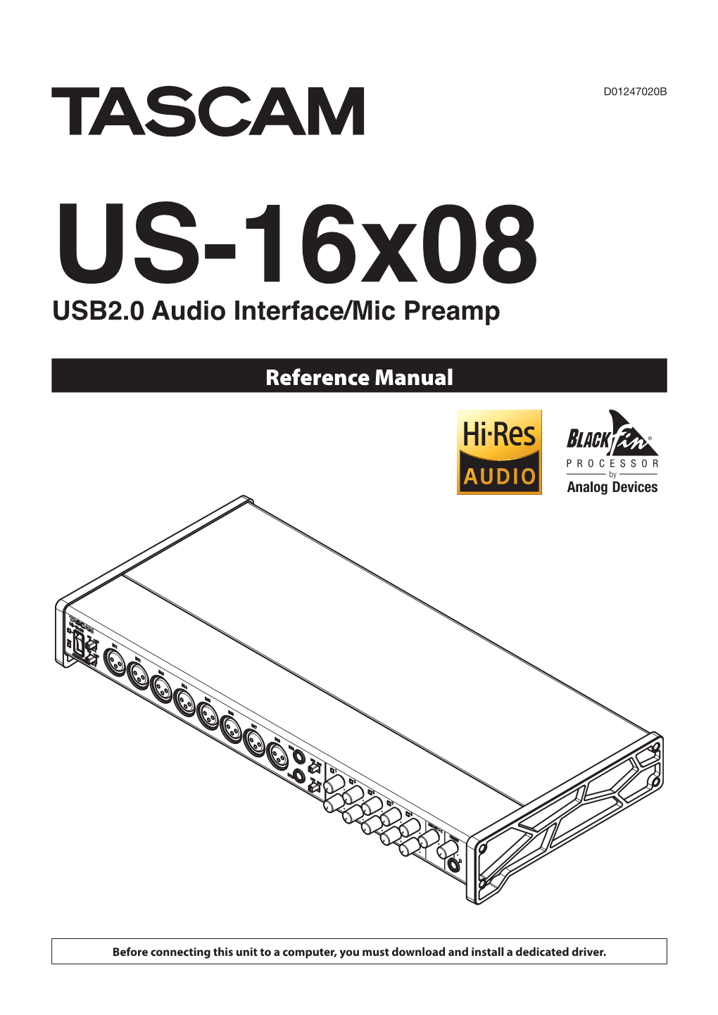 US-16X08 Reference Manual