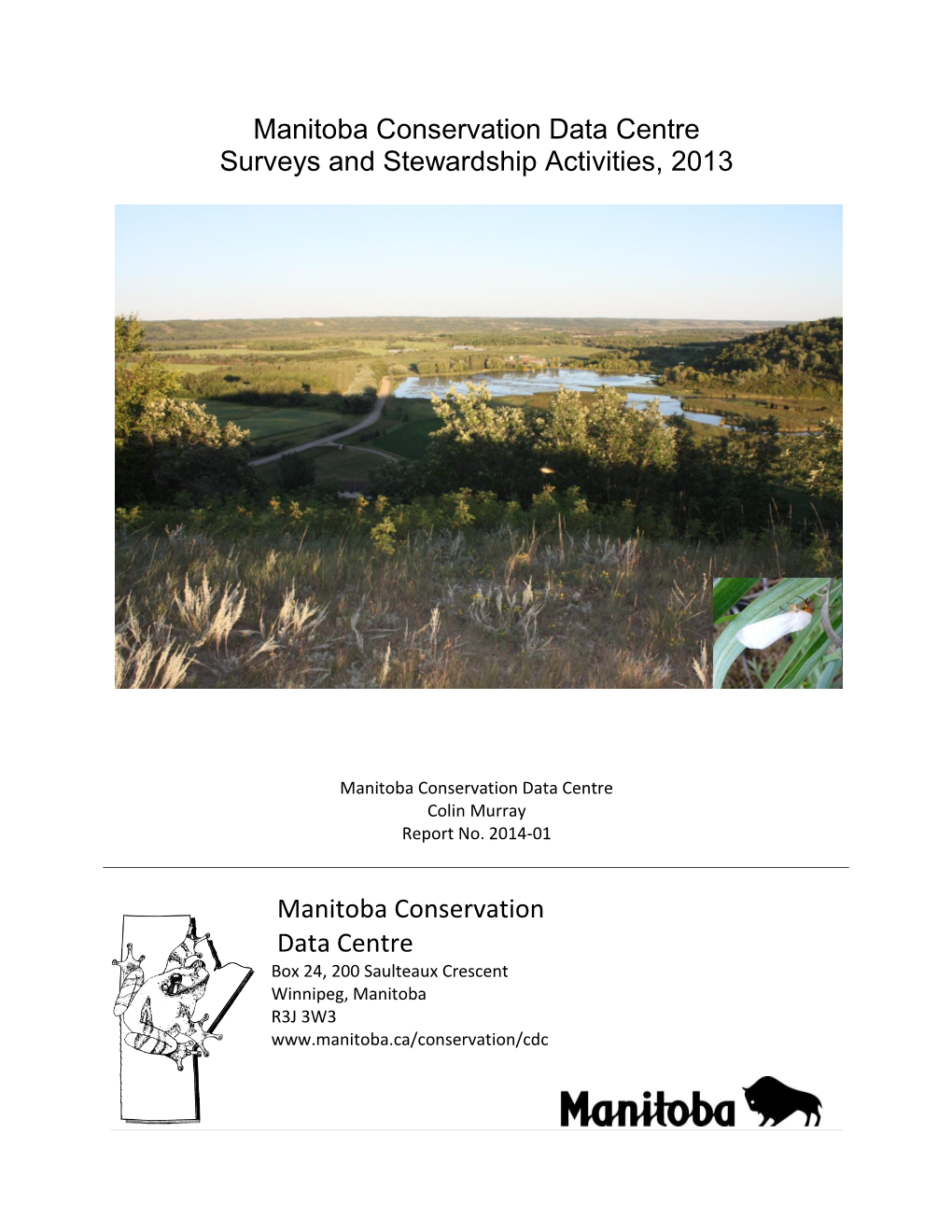 Manitoba Conservation Data Centre Surveys and Stewardship Activities, 2013