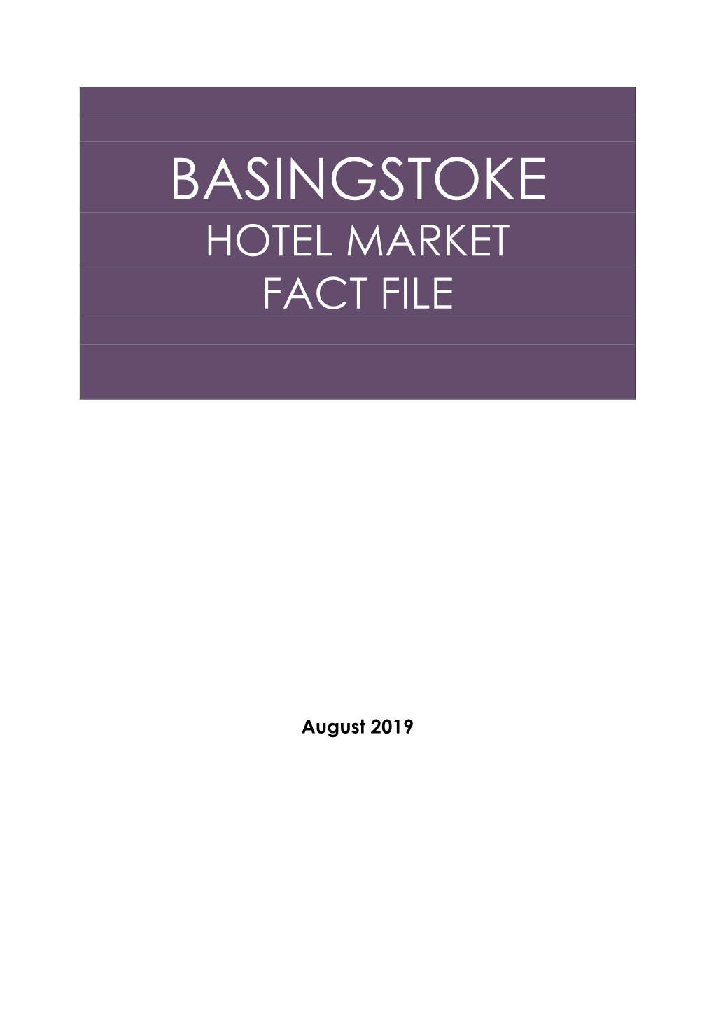 Basingstoke Hotel Market Fact File
