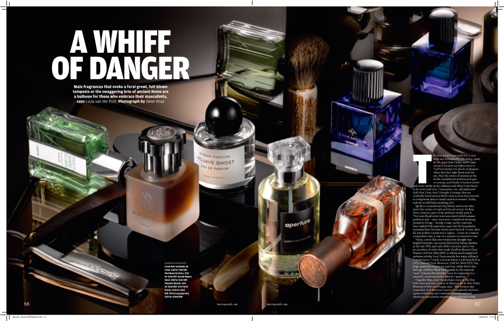 Male Fragrances That Evoke a Feral Growl, Full-Blown Tempests Or The