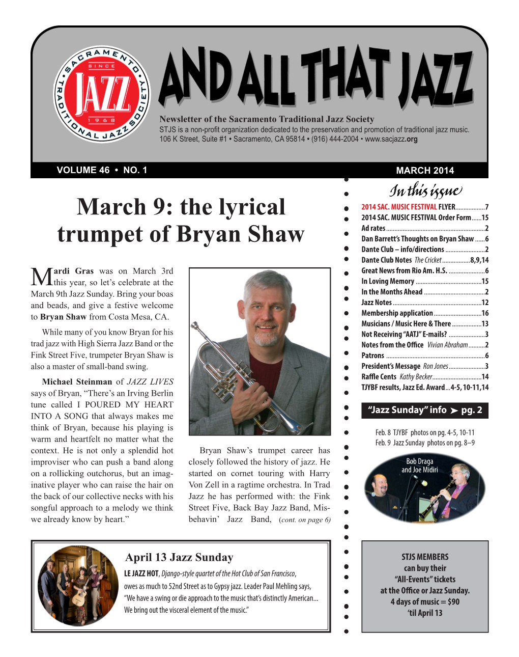 The Lyrical Trumpet of Bryan Shaw