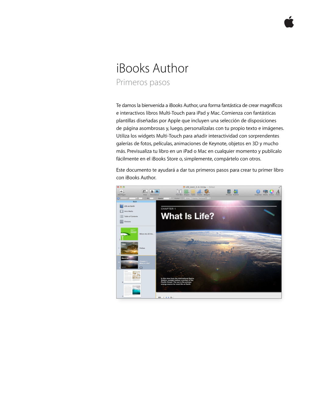 Ibooks Author: Primeros Pasos