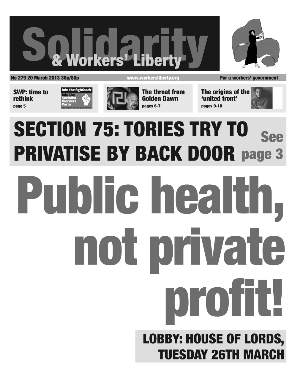 Section 75: Tories Try to Privatise by Back Door