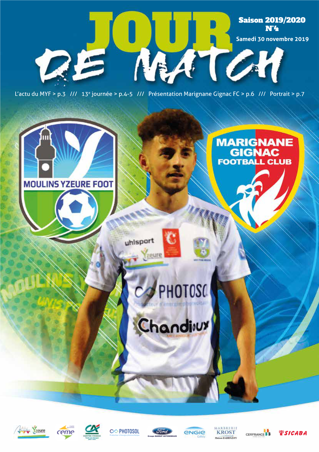 Saison SAISON2019/2020 19N°4 20 Samedi 30 Novembre 2019 N°1