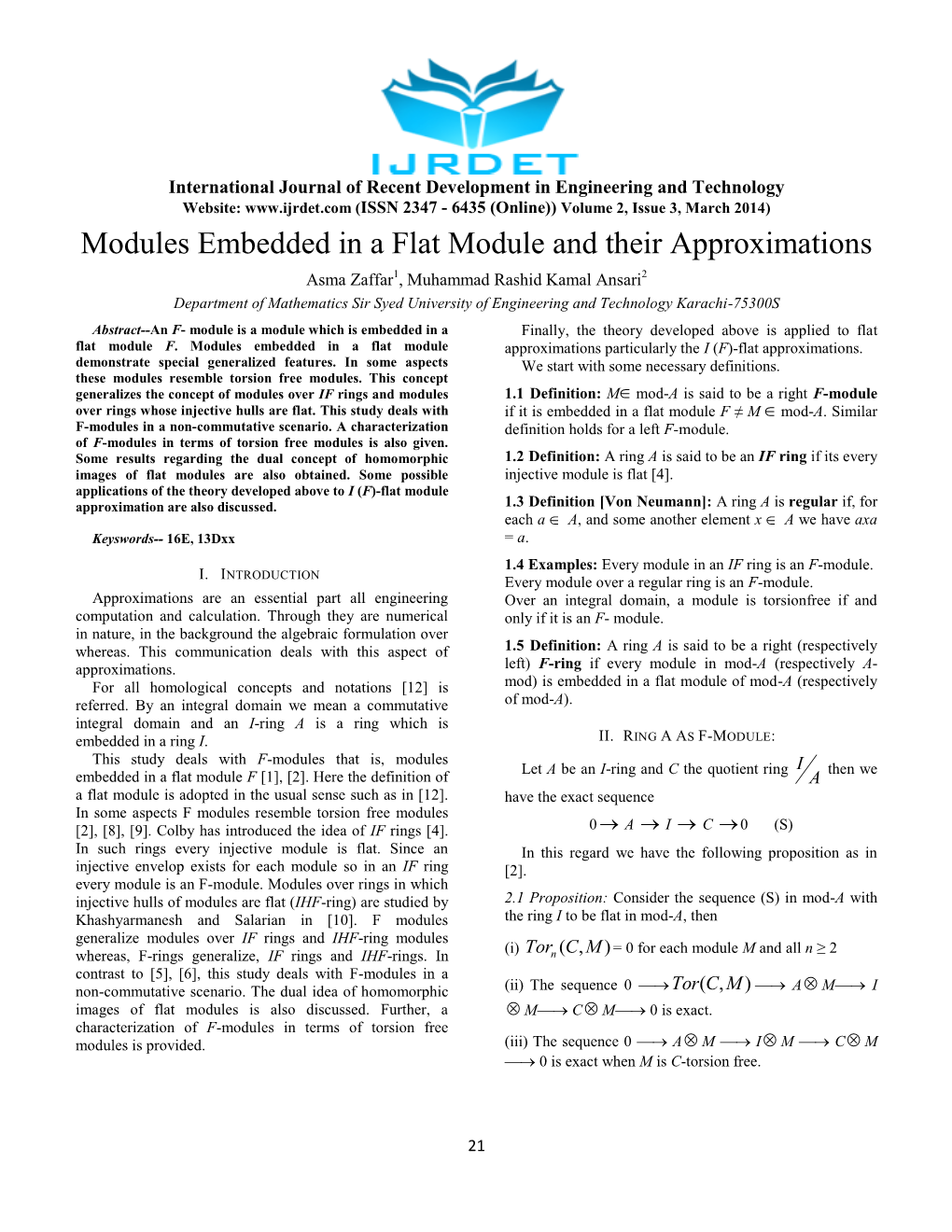 Modules Embedded in a Flat Module and Their Approximations