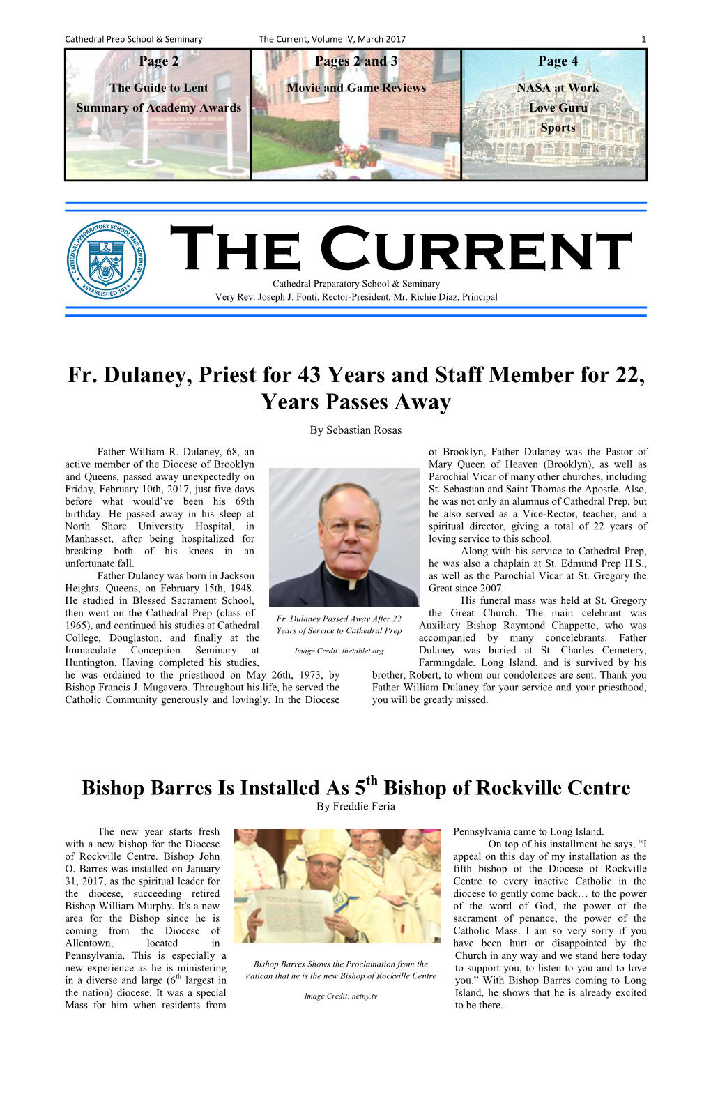 Fr. Dulaney, Priest for 43 Years and Staff Member for 22, Years Passes Away by Sebastian Rosas Father William R