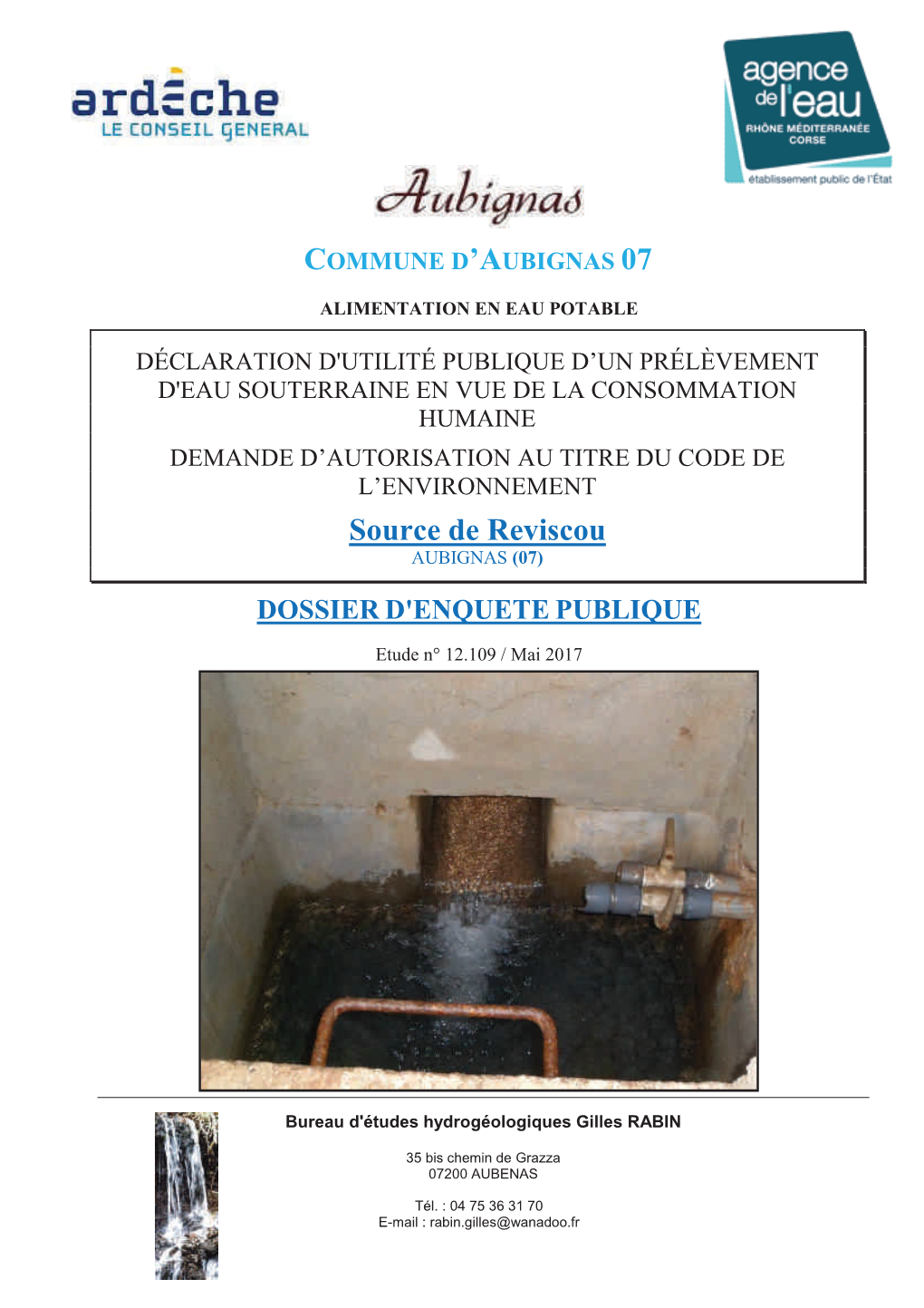 Source De Reviscou AUBIGNAS (07)