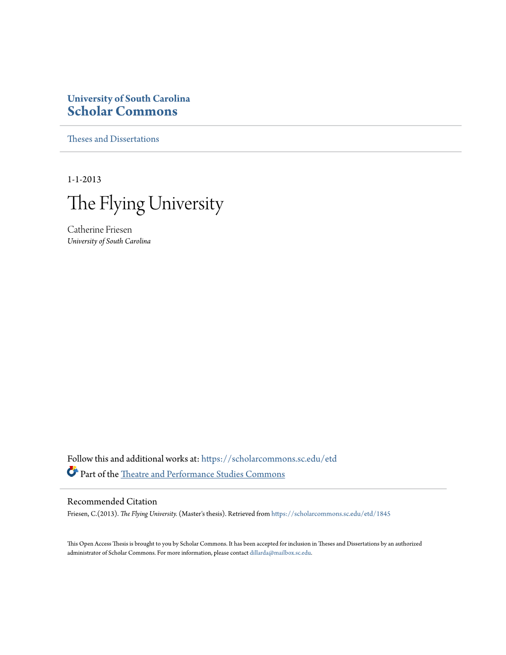 The Flying University