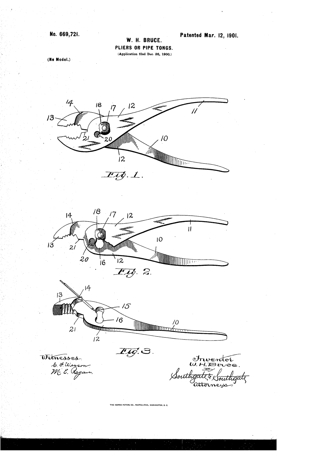 No. 669,72. Patented Mar. 12, 1901. W