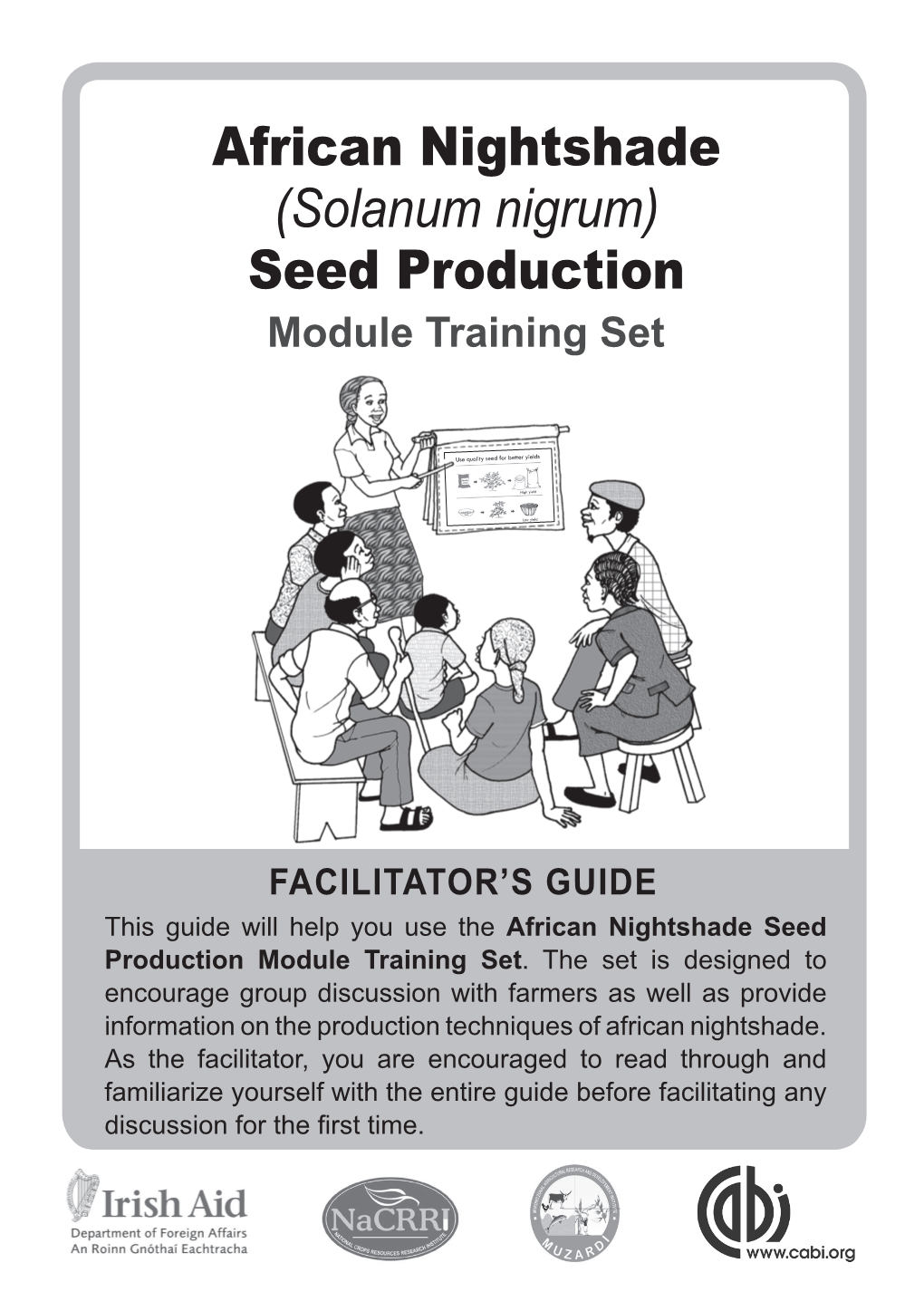 African Nightshade (Solanum Nigrum) Seed Production Module Training Set