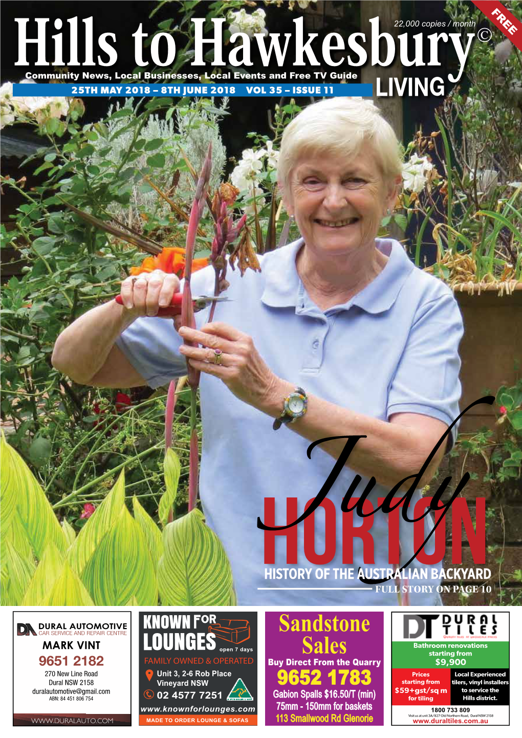 25 May 2018 | Hills to Hawkesbury Living Read Online: Art & Entertainment
