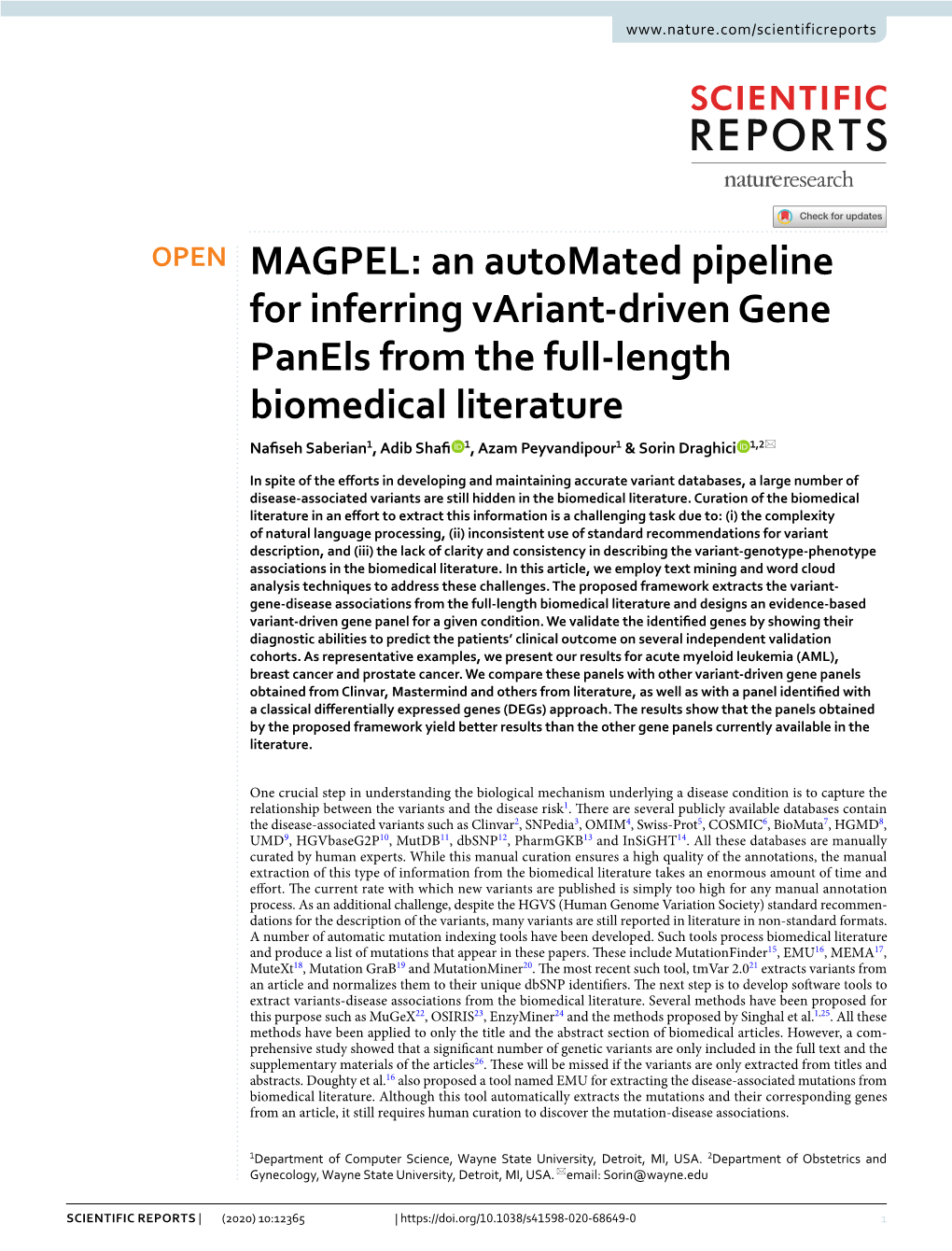 An Automated Pipeline for Inferring Variant-Driven Gene