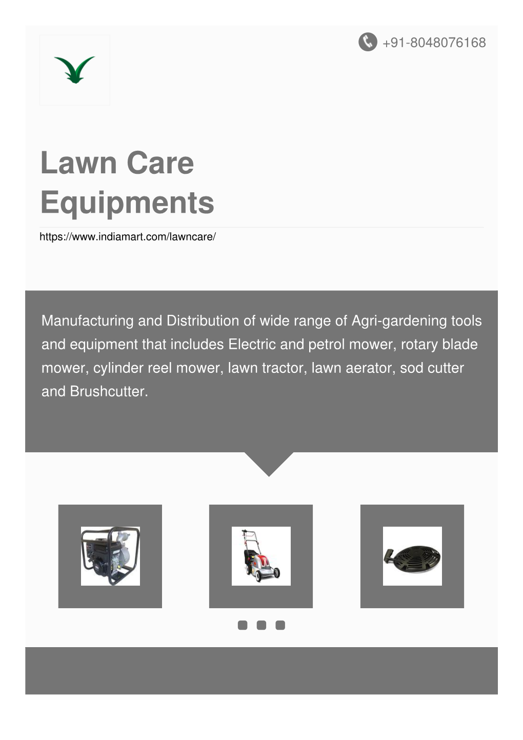 Lawn Care Equipments