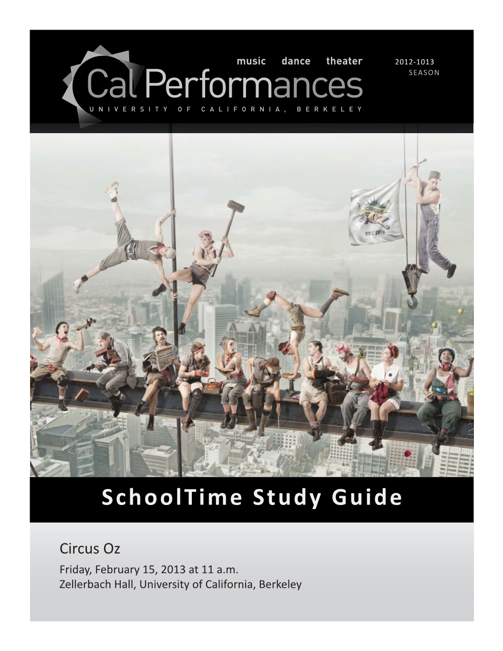 Circus Oz Study Guide 1213.Indd