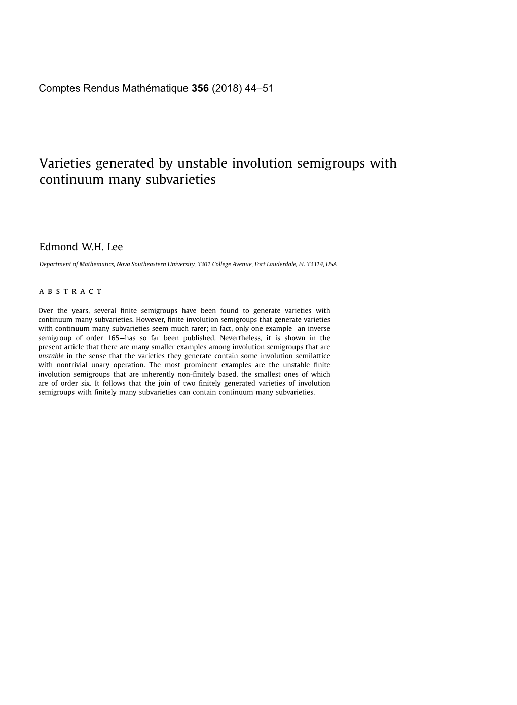 Varieties Generated by Unstable Involution Semigroups with Continuum Many Subvarieties