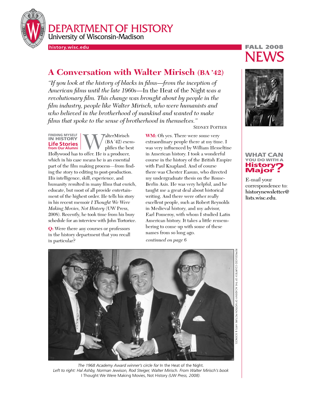 A Conversation with Walter Mirisch