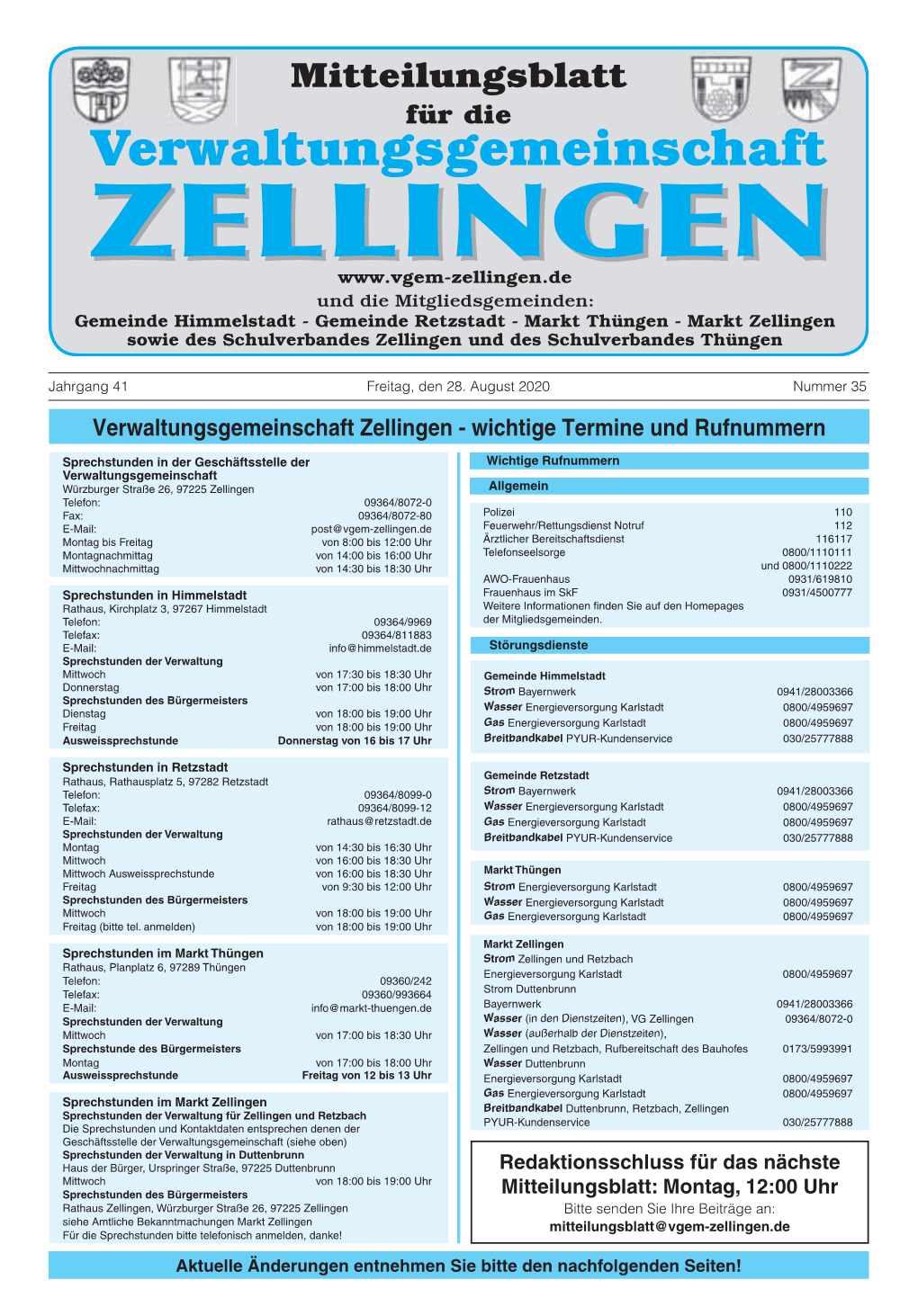 Verwaltungsgemeinschaft Zellingen