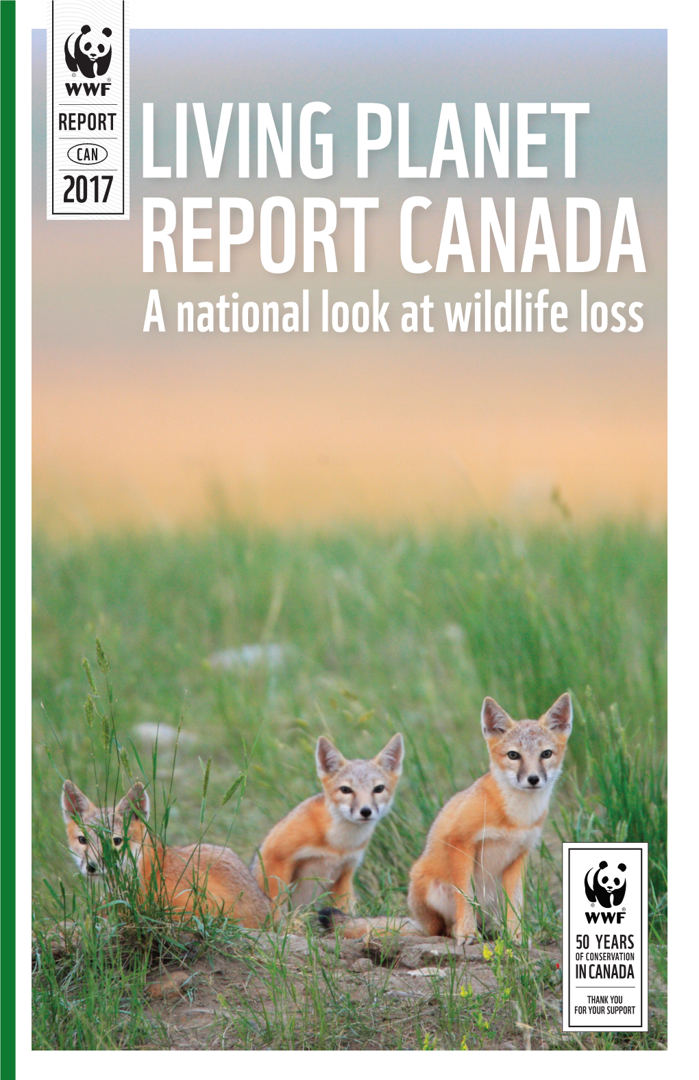 Living Planet Report Canada a National Look at Wildlife Loss