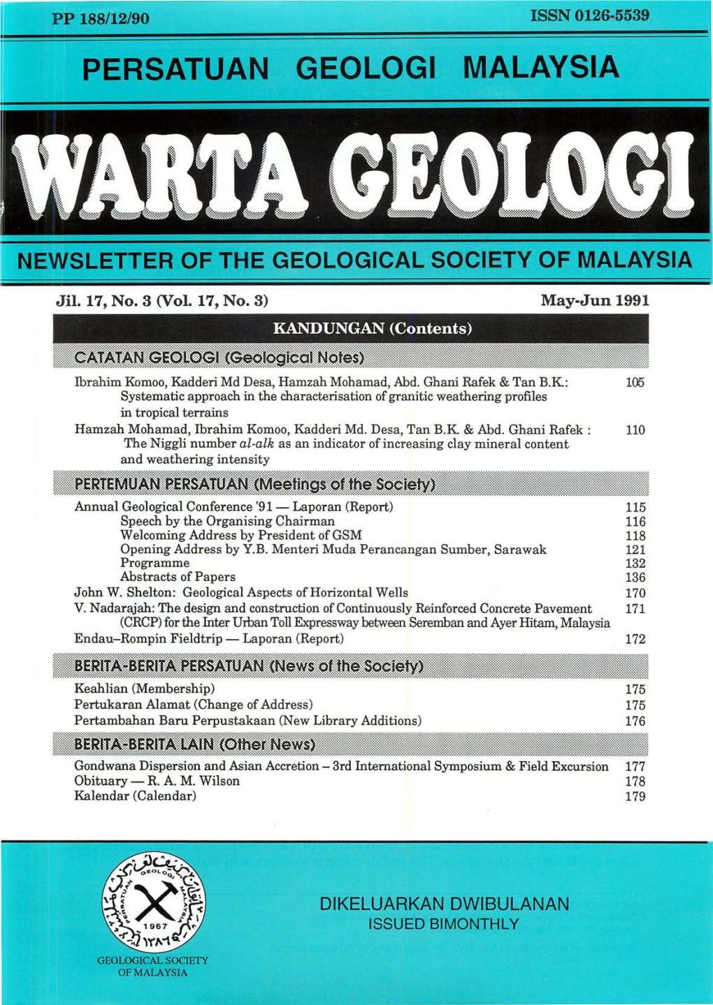 Persatuan Geologi Malaysia